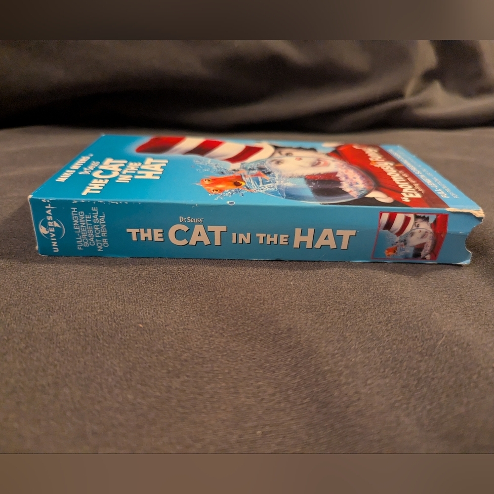 Dr Seuss' The Cat in the Hat Demo Promo Screener VHS Tape TESTED - Picture 3 of 8